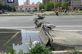 天津碧桂园某小区被曝多栋楼“歪了”，具体原因至今不明图片