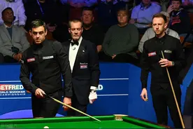 特立独行！奥沙利文硬刚主裁判，局歇拒绝握手，火箭就是这么牛图片