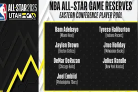 NBA公布全明星替补：恩比德莫兰特领衔，哈登浓眉落选图片