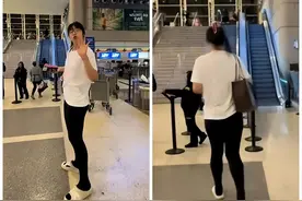 女神秀身材！李月汝紧身裤惊艳机场 网友：18分不够看图片