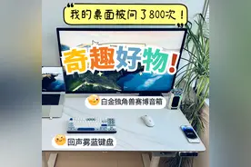 「奇趣好物」独角兽音箱+回声雾蓝键盘，我的桌面被问了800次图片