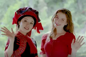 超喜欢这个漂亮的俄罗斯妹子，安娜在海南图片