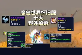 魔兽世界怀旧服十大野外掉落，每一样都能让你赚的盆满钵满图片