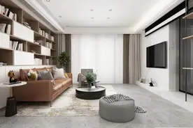 沙发一定要靠墙摆放吗？这7种另类方案，值得一看图片