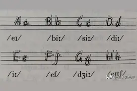 初中英语-26个英文字母标准写法图片