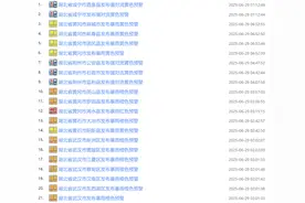 湖北多地发布暴雨预警 出门请注意！图片