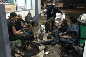 美国流浪汉的循环怪圈图片