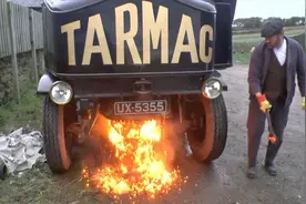 不烧油不用电，开车全靠烧煤炭，煤炭卡车的原理是什么？图片