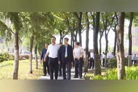 西安市国资委一行到高陵区调研北跨工作图片