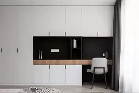 郑州装修公司，衣柜门用什么颜色比较好？图片