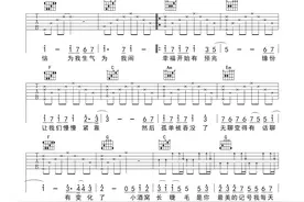 林俊杰《小酒窝》吉他谱图片