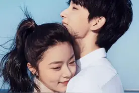 赵今麦、郭俊辰七夕海边写真图片