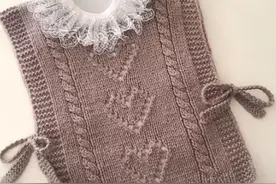 「针织作品」30款时髦的儿童背心系列（女娃篇）图片