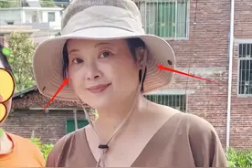 52岁袁立现身农村，素颜出镜无偶像包袱，身材臃肿网友直呼不敢认图片