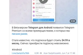 Telegram高级订阅会员价格和新功能曝光图片