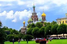 圣彼得堡曾经是俄罗斯的首都，多次改名，青铜骑士是城市的明信片图片