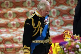 女王葬礼感动瞬间！最爱的柯基犬来送女王，7岁夏洛特痛哭好心疼图片