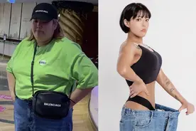 韩国吃播网红狂瘦100斤！变身“金刚芭比”，前后对比惊呆网友图片
