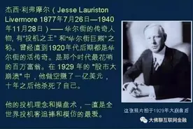 聊聊各大著名股票技术分析大师的结局图片