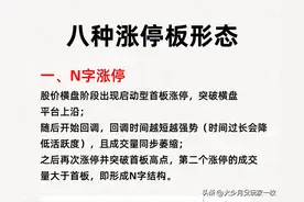 必须熟记的8种涨停板形态：抓涨停的实用技巧图片