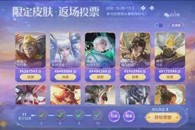 王者荣耀七周年庆返场皮肤票选活动落下帷幕图片