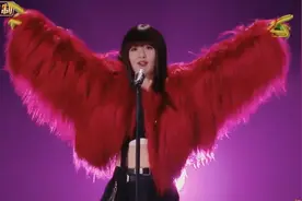 浪姐4 谢娜为了赢杀疯了！穿成火烈鸟+绿爪子手套 衣服脱下后太美了图片