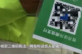 官方回应辅警查违章现场扫码收费：非民警个人收款二维码图片