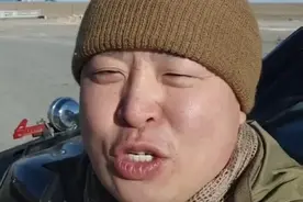 德云社阎鹤祥发文，骑摩托来到阿拉善，正赶回长春德云社参加开箱图片