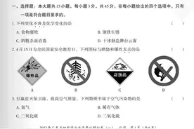 2022年广东省初中学业水平考试化学模拟卷（一）图片