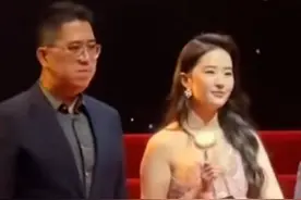 红毯这一夜，刘亦菲的麒麟臂和水桶腰，让“仙女滤镜”彻底粉碎图片