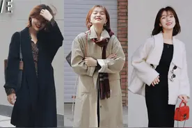 终于不流行露脚踝了，今年更流行“袜子+鞋子”，优雅又显腿细图片