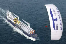 帆船已经过时了？了不起的中国智慧，让30万吨巨轮也能靠风吹着跑图片