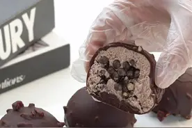 适合夏天的小甜点，脆皮雪媚娘图片