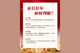 征信好坏的标准你知道吗？图片