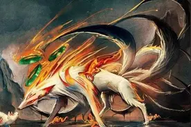 山海经（其六）——九尾狐图片