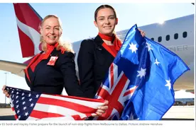 澳航宣布从墨尔本直飞美国新航线图片