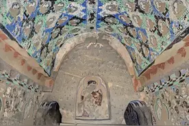 女硕士临摹古壁画引热赞 盘点全国精美壁画知识点图片