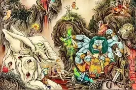 《西游记》原著中的狮驼岭是怎样一副景象呢？图片