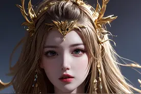 AI美女：游戏女王，鬼魅妲己2图片