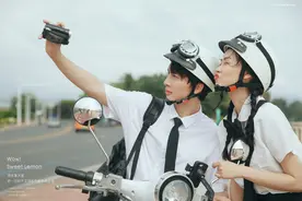 这回拿的是偶像剧男女主剧本，高甜剧情式婚纱照图片