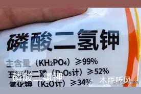 磷酸二氢钾的使用方法和用量，磷酸二氢钾的作用及其使用技巧图片