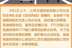 江苏交通控股有限公司解答苏通大桥拥堵、高速噪音扰民、ETC注销以及高速热线96777难打通等政策问题图片