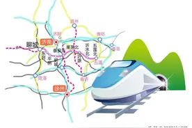 山东省规划中聊城经泰安、莱芜、沂源至五莲的高铁线路走向图片