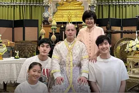 泰国男星Boy低调出家 家属及众多圈内好友陪同图片