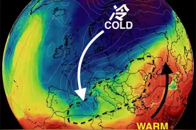 俄罗斯寒潮打穿欧洲，非洲局部已零下！预报：乌克兰将持续寒冷图片