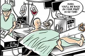 废肢都去哪了？难道医院截下来，还能给其他患者安上吗？图片