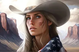 网友用AI软件画出「各个国家美女」，中国女孩「宛如花木兰转世」图片