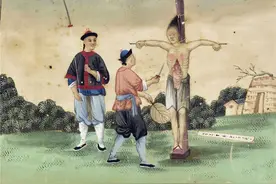 西班牙画家笔下的晚清酷刑，35幅彩图形象逼真，令人惊叹图片