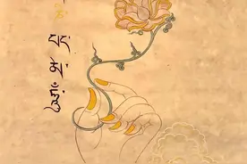 唐卡文创《拈花佛手》图片