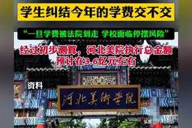 河北美院被爆欠债3.6亿，祸害竟是校长女儿，网友曝学生安置去向图片
